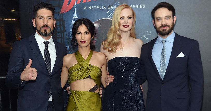 Jon Bernthal, Elodie Yung, Deborah Ann Woll, Charlie Cox /Jamie McCarthy /Getty Images