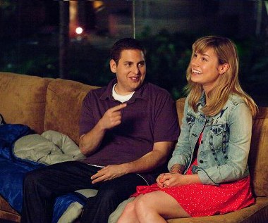Jonah Hill i Brie Larson w scenie z filmu "21 Jump Street"