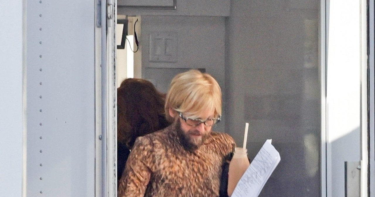 Jonah Hill na planie filmu "Cut Off" /BACKGRID / Backgrid USA / Forum /Agencja FORUM