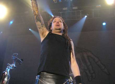 Jonathan Davis (Korn) podczas Metal Hammer Festival w 2005 roku /INTERIA.PL