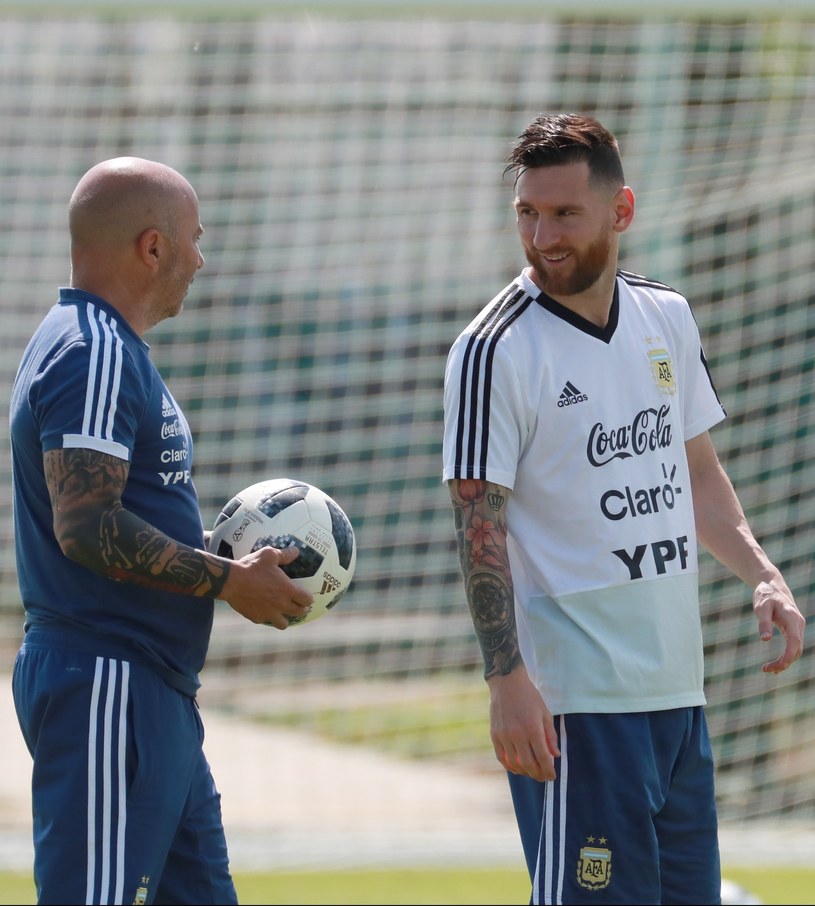 Jorge Sampaoli i Lionel Messi /Vitaliy Belousov /East News