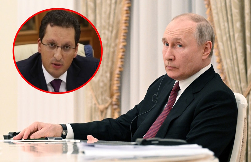 Jorrit Faassen to były zięć Władimira Putina /ALEXEY FILIPPOV/SPUTNIK/Twitter: @nexta_tv /AFP
