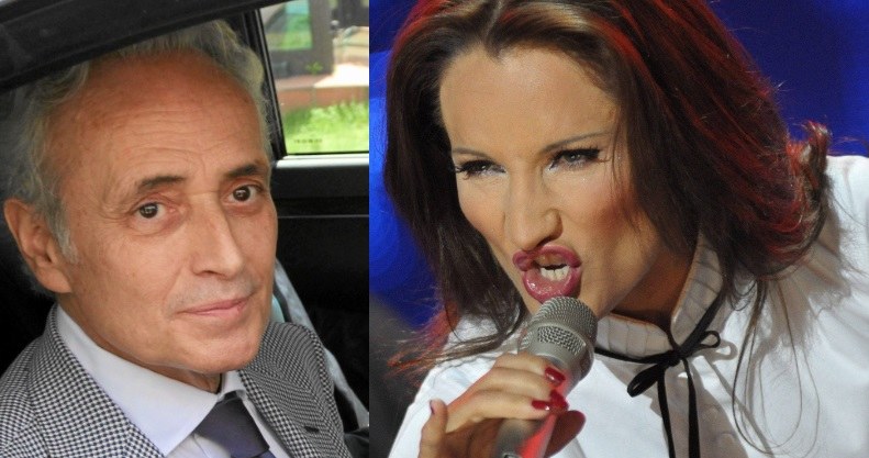 Jose Carreras i Justyna Steczkowska /- /AGENCJA GAZETA