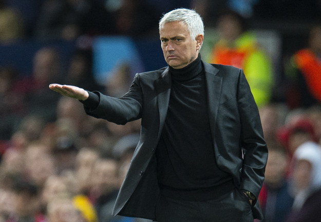 Jose Mourinho jeszcze w roli szkoleniowca Manchesteru United /PETER POWELL   /PAP/EPA