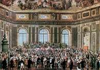 Joseph Haydn, Wykonanie Stworzenia świata w auli uniwersytetu w Wiedniu, reprodukcja akwareli Balth /Encyklopedia Internautica
