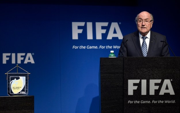 Joseph S. Blatter zapowiedział, że rezygnuje ze stanowiska /ENNIO LEANZA /PAP/EPA