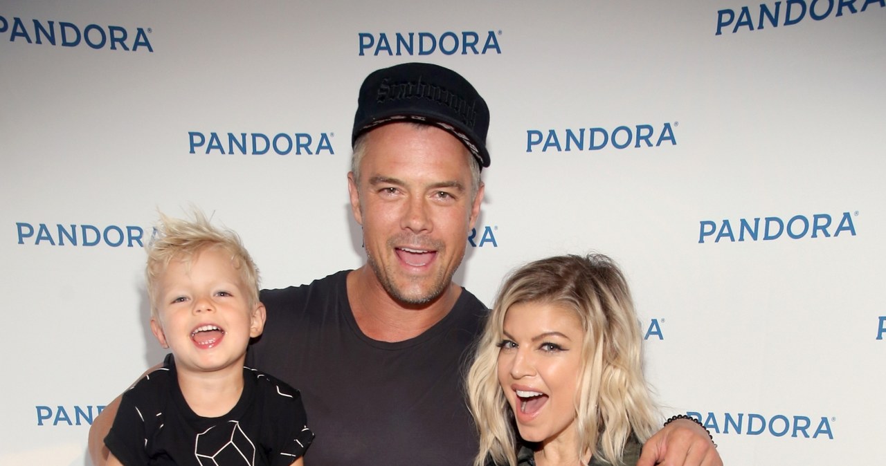 Josh Duhamel i Fergie z synkiem /Jonathan Leibson /Getty Images