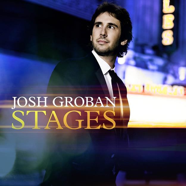 Josh Groban na okładce płyty "Stages" /
