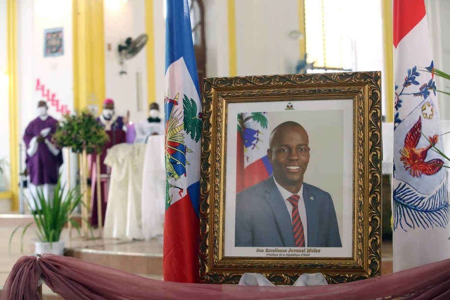 Jovenel Moise został zastrzelony 7 lipca ub.r. /ORLANDO BARRIA /PAP/EPA