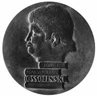 Józef Maksymilian Ossoliński, medal z okazji 150-lecia Ossolineum /Encyklopedia Internautica