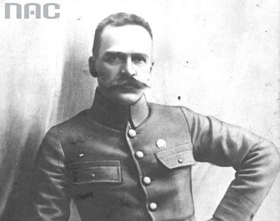 Józef Piłsudski, dowódca I Brygady Legionów /Z archiwum Narodowego Archiwum Cyfrowego