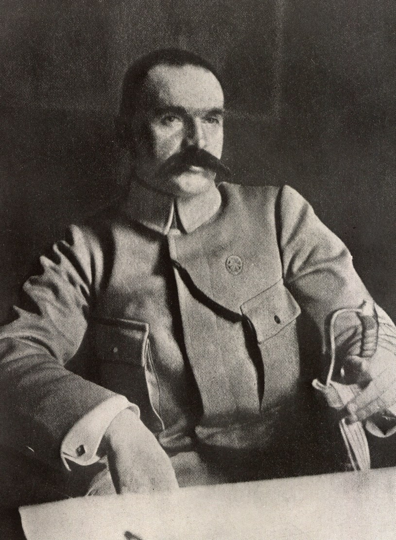 Józef Piłsudski /reprodukcja: Piotr Mecik /Agencja FORUM