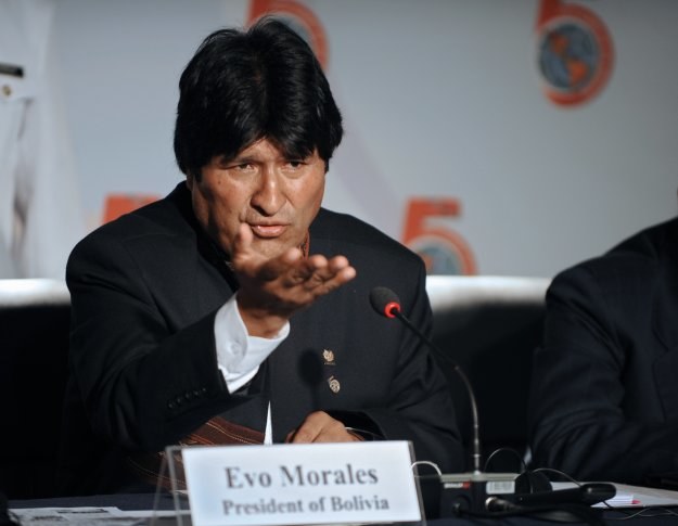 Juan Evo Morales, prezydent Boliwii /AFP