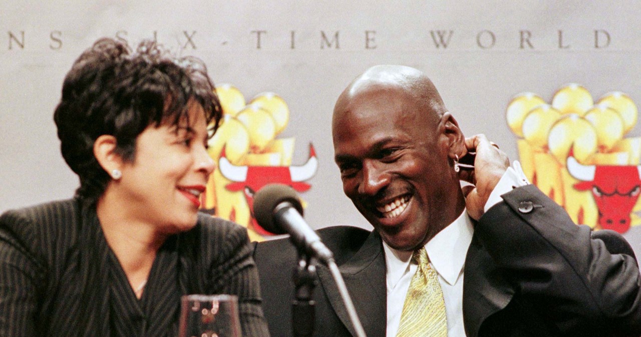 Juanita Jordan i Michael Jordan /Reuters Photographer / Reuters / Forum /Agencja FORUM