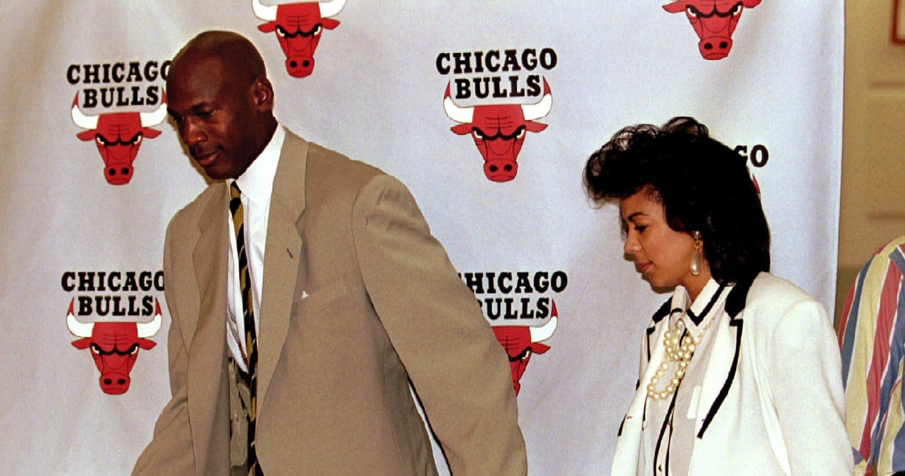 Juanita Jordan i Michael Jordan /Gary Hershorn / Reuters / Forum /Agencja FORUM