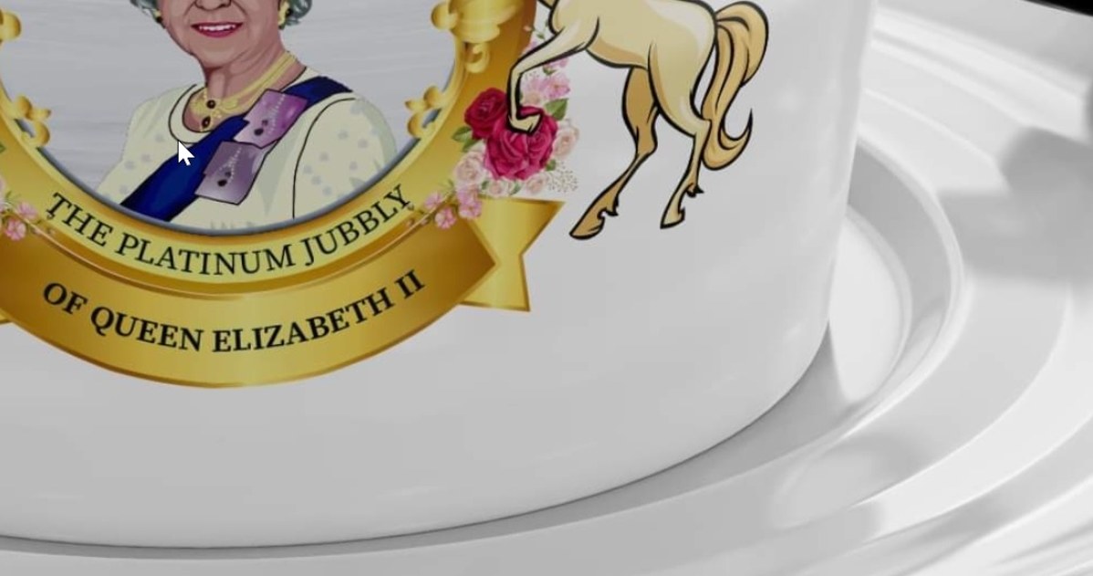 jubileuszowa porcelana z błędem /Twitter