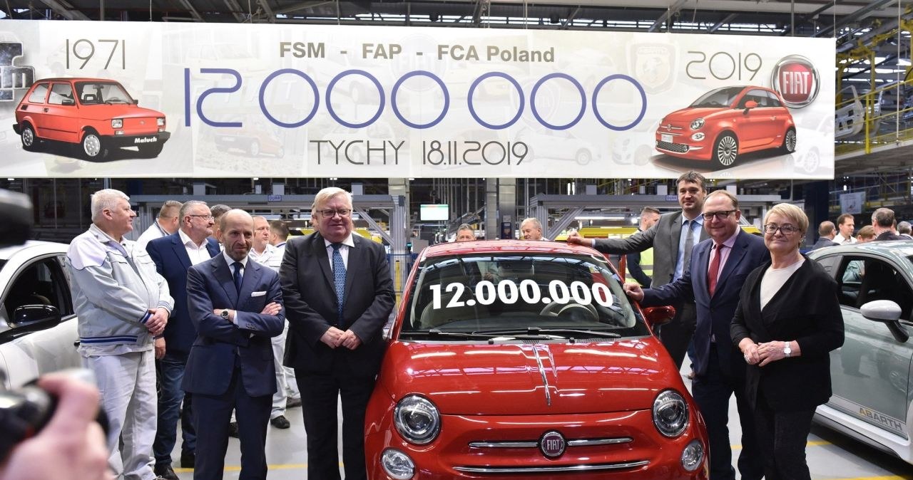 Jubileuszowe auto to oczywiście Fiat 500 /Informacja prasowa