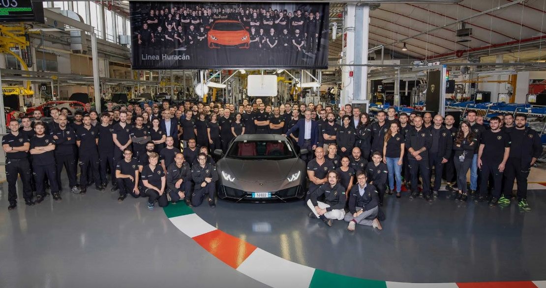 Jubileuszowy egzemplarz Lamborghini Huracan /Informacja prasowa