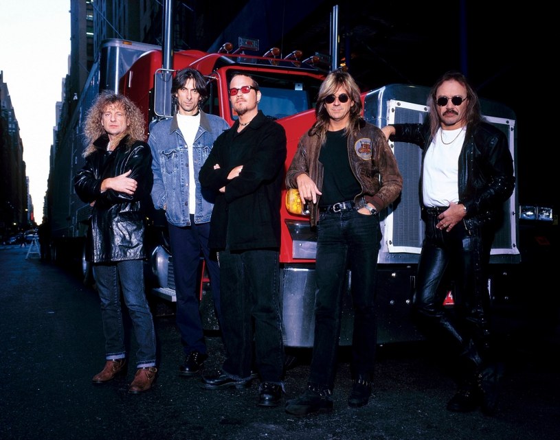 Judas Priest w składzie z Timem "Ripperem" Owensem (w środku) /Mick Hutson/Redferns /Getty Images