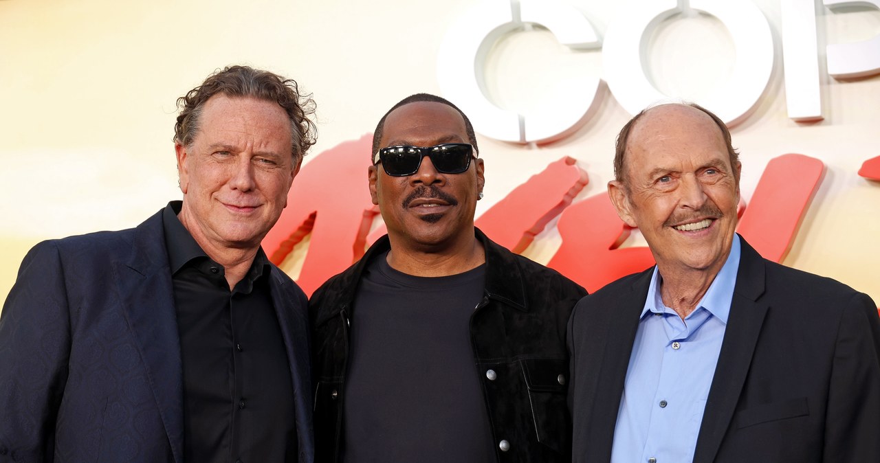 Judge Reinhold, Eddie Murphy i John Ashton na premierze filmu "Gliniarz z Beverly Hills: Axel F" w czerwcu 2024 roku /Kayla Oaddams / Stringer /Getty Images