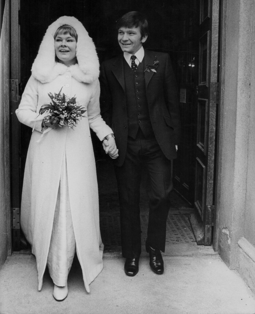 Judi Dench w dniu ślubu /Michael Webb/Keystone /Getty Images