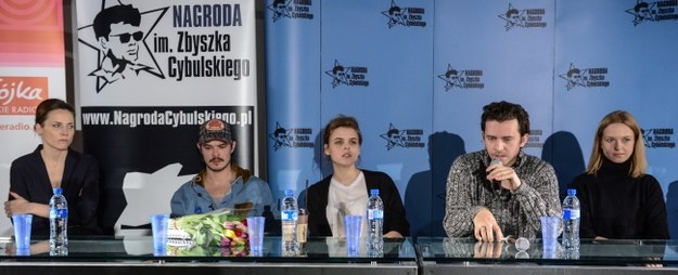 Julia Kijowska, Dawid Ogrodnik, Magdalena Berus, Piotr Głowacki, Marta Nieradkiewicz /PAP/Jakub Kamiński  /PAP