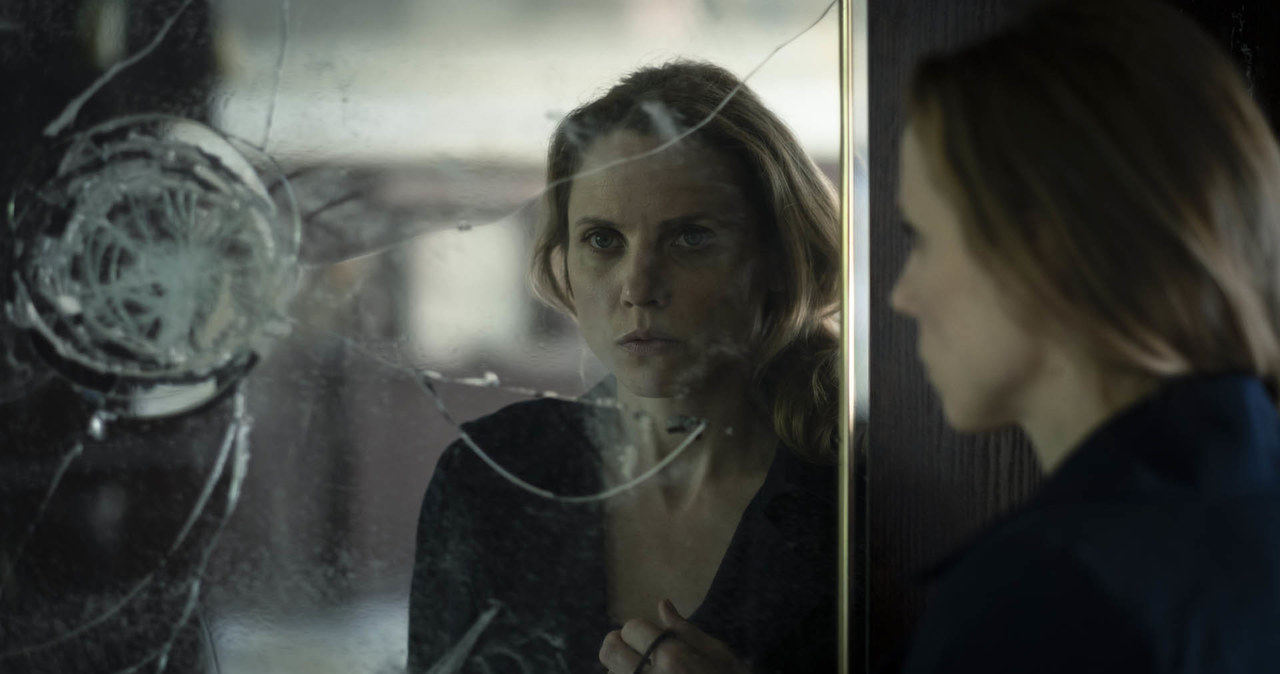 Julia Kijowska na planie filmu "Rysa" /materiały prasowe