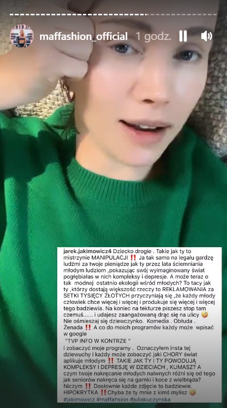 Julia Kuczyńska Maffashion fot. Instagram (instagram.com/maffashion_official) /Instagram