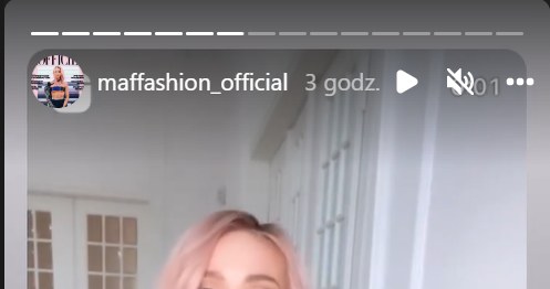 Julia Kuczyńska: www.instagram.com/maffashion_official/ /Screen z InstaStory  /Instagram