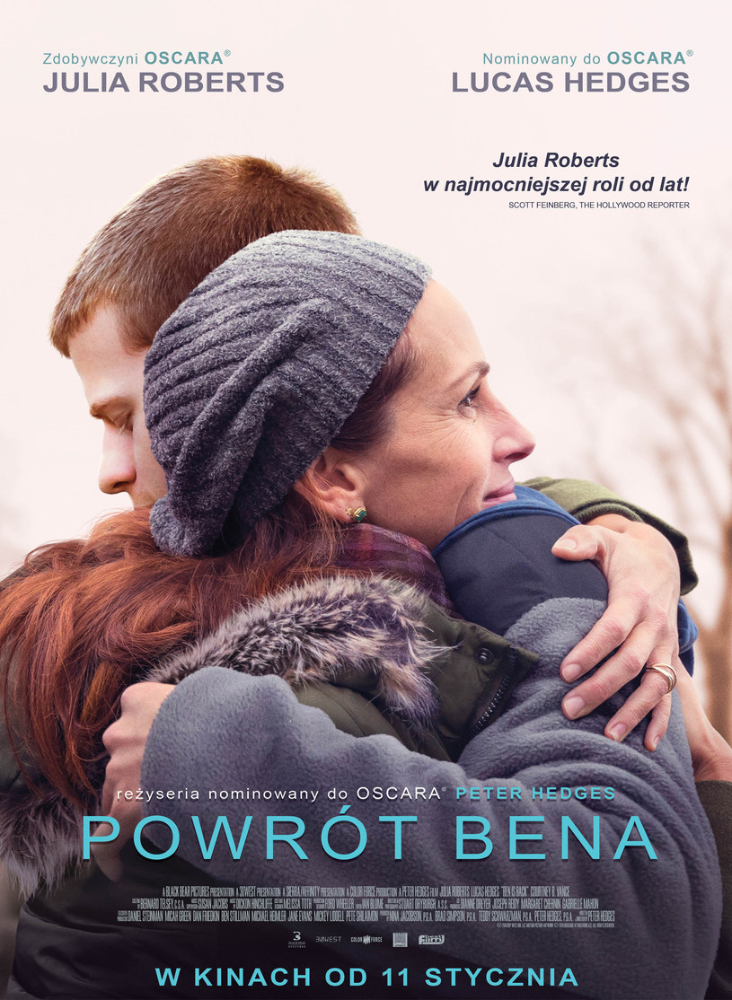 Julia Roberts na plakacie filmu "Powrót Bena" /materiały dystrybutora