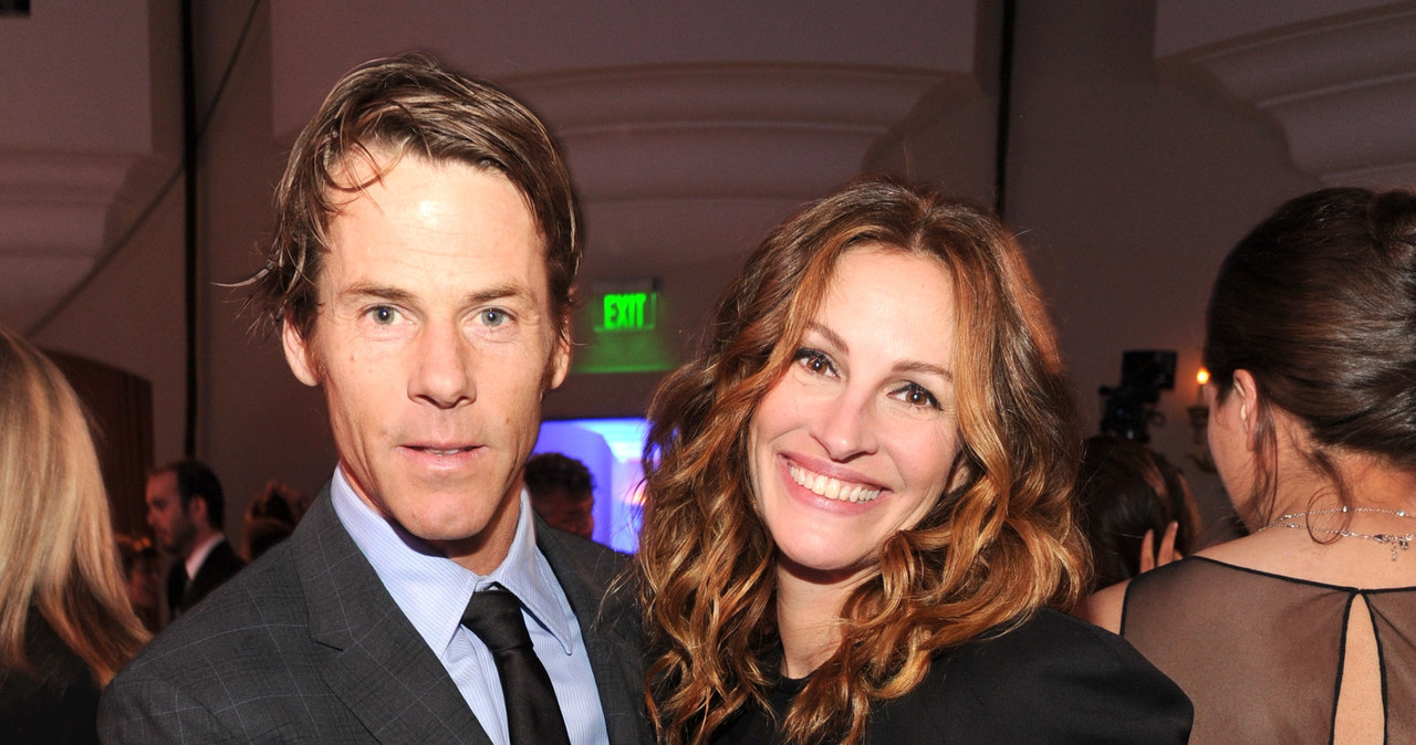 Julia Roberts z mężem /Kevin Mazur /Getty Images