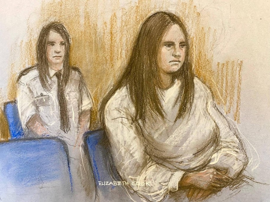 Julia W. przed brytyjskim sądem. Polka twierdzi, że jest zaginioną w 2007 roku Madeleine McCann /	Elizabeth Cook /PAP/PA