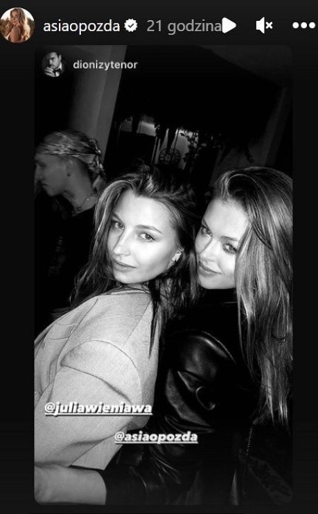 Julia Wieniawa i Joanna Opozda /instagram.com/asiaopozda/ /Instagram