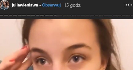 Julia Wieniawa na IsntaStories opowiada o koronawirusie /Instagram /materiał zewnętrzny