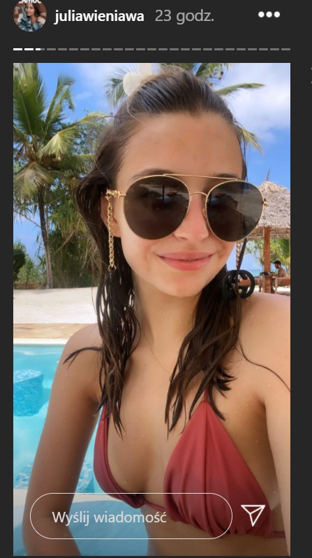Julia Wieniawa na wakacjach na Zanzibarze /Instagram