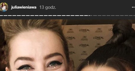 Julia Wieniawa pochwaliła się zdjęciem z Amber Heard /Instagram /materiał zewnętrzny