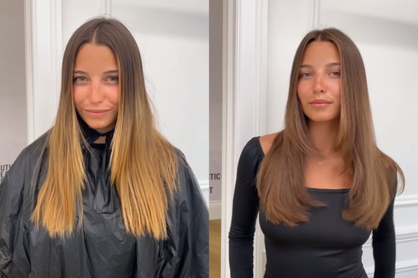 Julia Wieniawa przyciemniła i podcięła końcówki włosów /Instagram