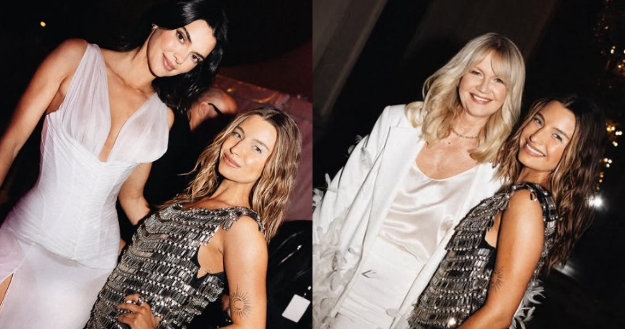 Julia Wieniawa z Kendall Jenner i Grażyną Torbicką (Instagram, @juliawieniawa) /Instagram /Instagram