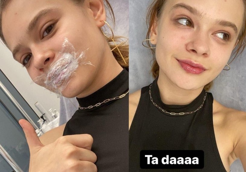 Julia Wróblewska powiększyła usta fot. Instagram (instagram.com/juleczkaaa_jula) /Instagram