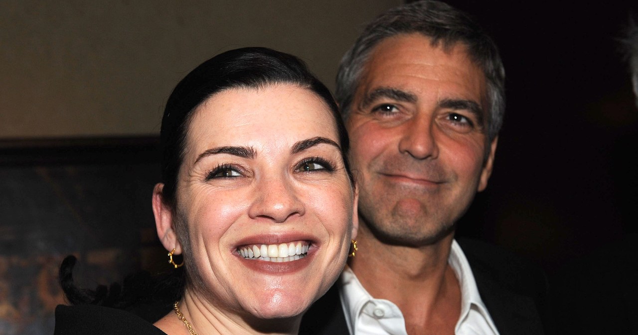 Julianna Margulies i George Clooney /Brad Barket /Getty Images