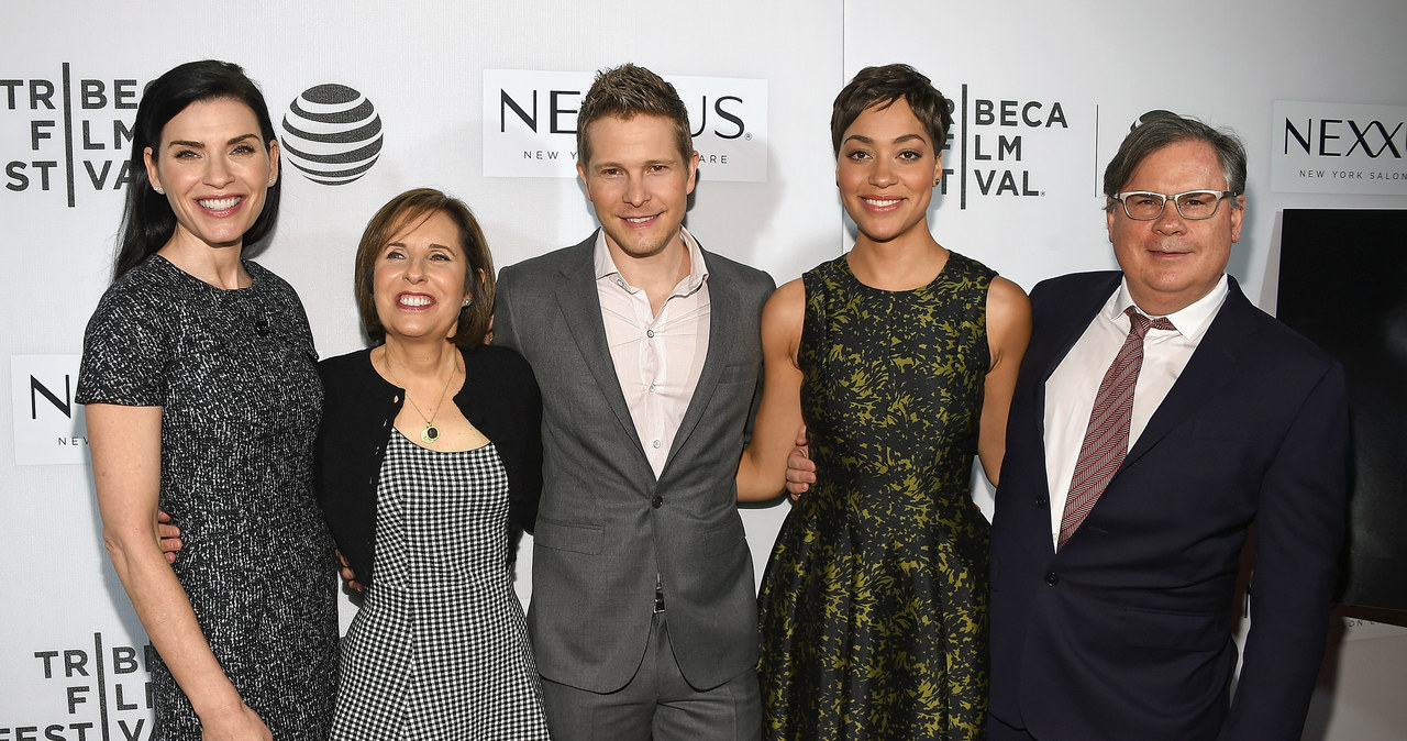 Julianna Margulies, Michelle King, Matt Czuchry, Cush Jumbo, Robert King /Dimitrios Kambouris /Getty Images