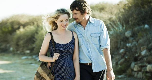 Julie Delpy i Ethan Hawke w scenie z filmu "Przed północą" /materiały dystrybutora