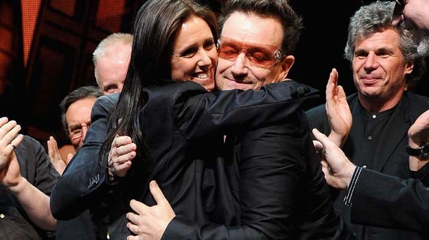 Julie Tamor i Bono nadal pozostają w znakomitych relacjach - fot. Jamie McCarthy /Getty Images/Flash Press Media