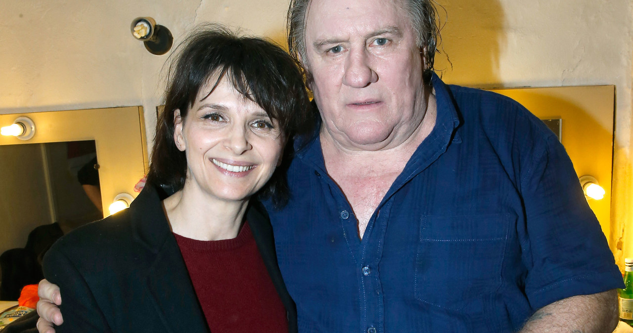 Juliette Binoche i Gerard Depardieu w 2017 roku /Bertrand Rindoff Petroff/Laurent Viteur /Getty Images