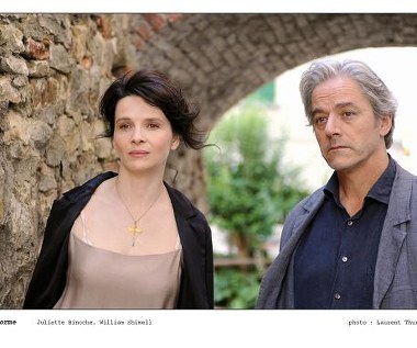 Juliette Binoche oraz William Shimell w filmie "Zapiski z Toskanii"