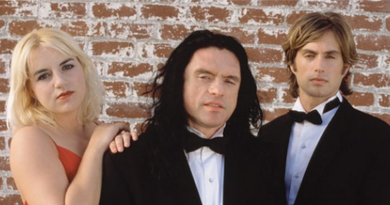 Juliette Danielle, Tommy Wiseau i Greg Sestero w filmie "The Room" /materiały prasowe