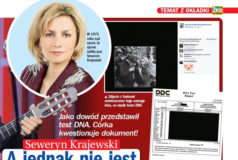 Julitta Krajewska uważa, że testy DNA zostały sfałszowane /Życie na gorąco