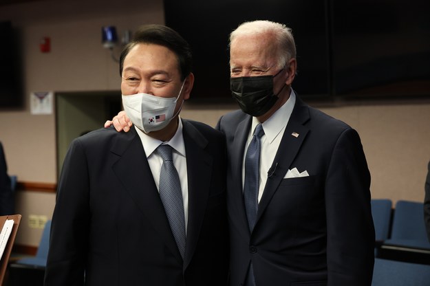 Jun Sun Jeol i Joe Biden. /EPA/YONHAP /PAP/EPA