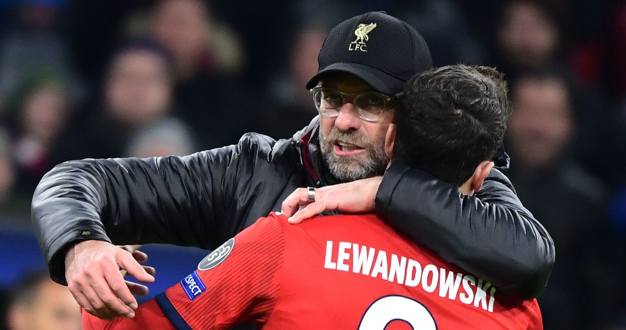 Jurgen Klopp i Robert Lewandowski /AFP