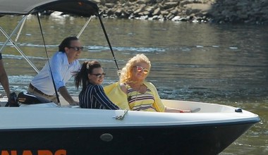 Jurorzy programu "MasterChef" pływają na łódce! Magda Gessler miała małe problemy...